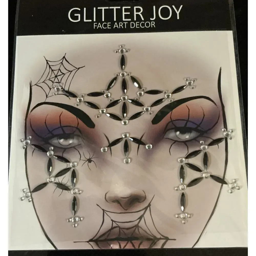“Glitter‎ Joy” Face Art Decor - 4 Unique Patterns NEW
